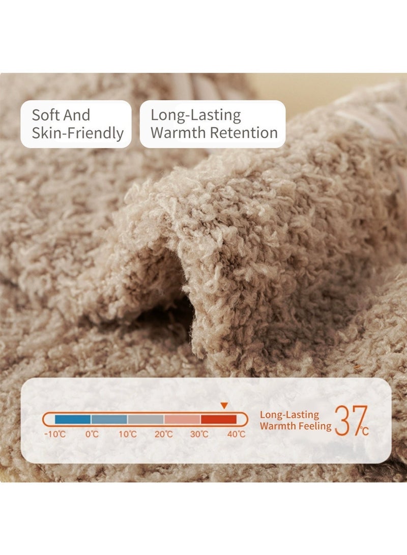 Deyvi Warm & Cozy Ultra-Luxe Cloud Sock for Women & Men - Super Soft Luxurious Fabric Sleep Socks - Image 2